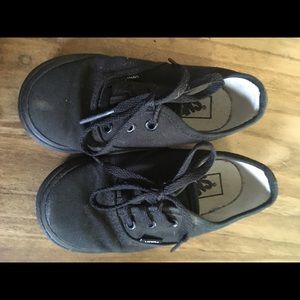 Black vans size 7